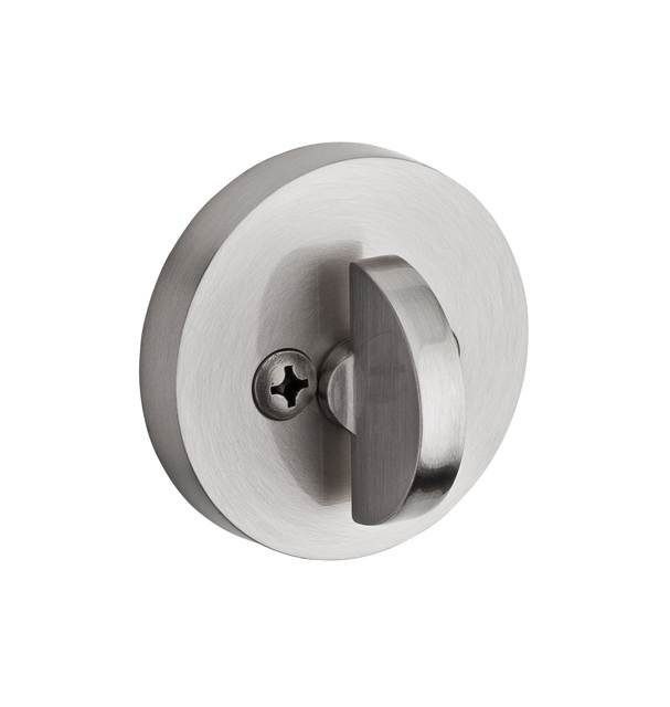 Polished Chrome Solid Brass Round Deadbolt for Exterior Doors