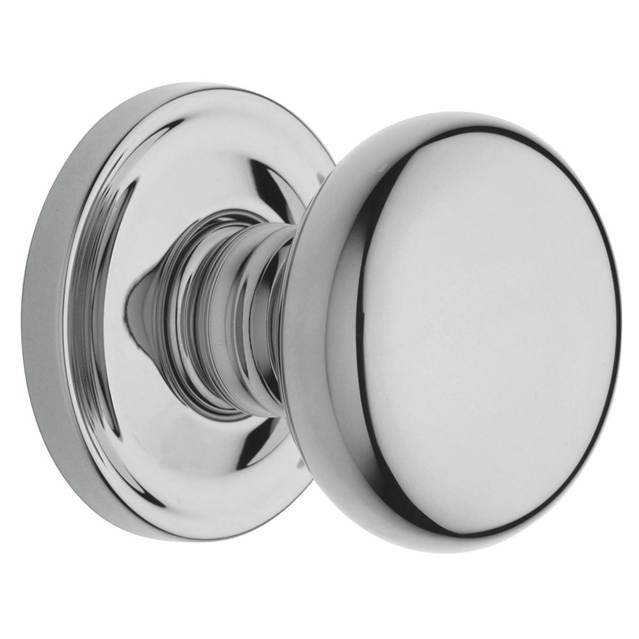 Polished Chrome Classic Round Dummy Door Knob