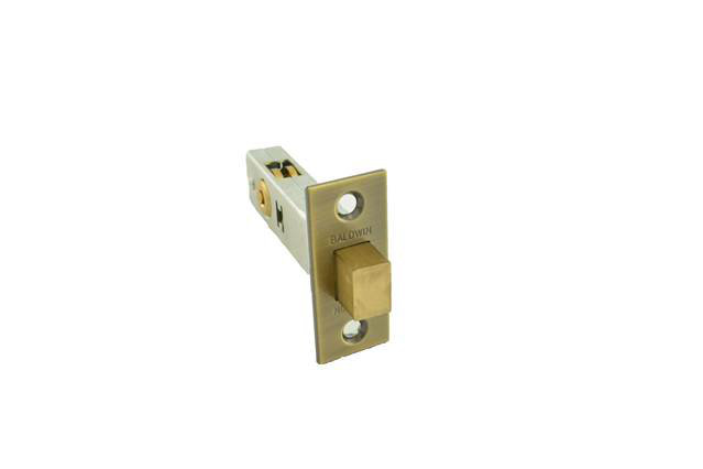 Antique Brass and Satin Black Manual Door Lock Accessory