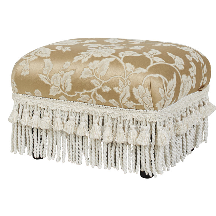 Fiona Neutral Upholstered Decorative Footstool Ottoman