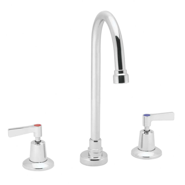 Commander Polished Chrome 8" Widespread Bathroom Faucet