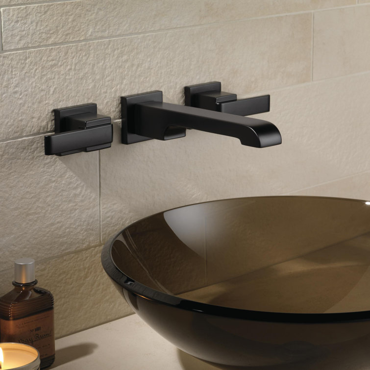 Sleek Modern Stainless Steel 13'' Wall Mounted Bathroom Faucet