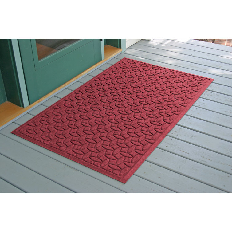 Bordeaux Rectangle Heavy Traffic Outdoor Polypropylene Mat