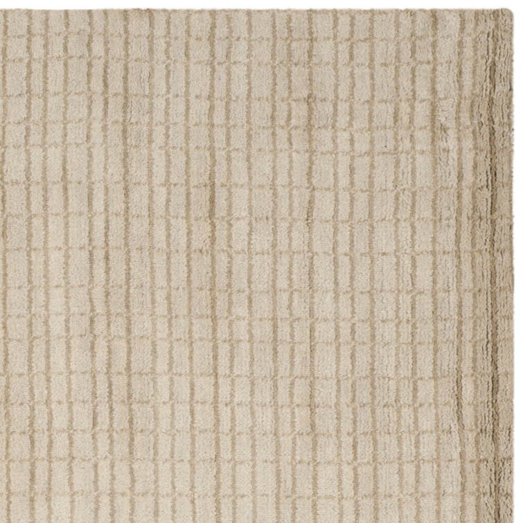 Himalaya Beige Hand-Knotted Wool 9' x 12' Area Rug