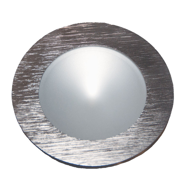 Brushed Aluminum LED Under Cabinet Recessed Light