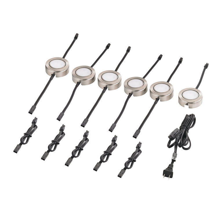 Alico MLE426-5-16MK Tuxedo Swivel 1 - Light LED Under Cabinet Puck Light (Set of 6)