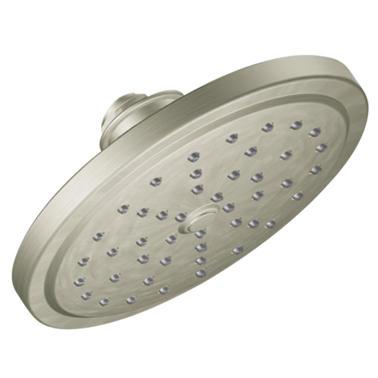 Pulse Adjustable Height Nickel Rain Shower Head