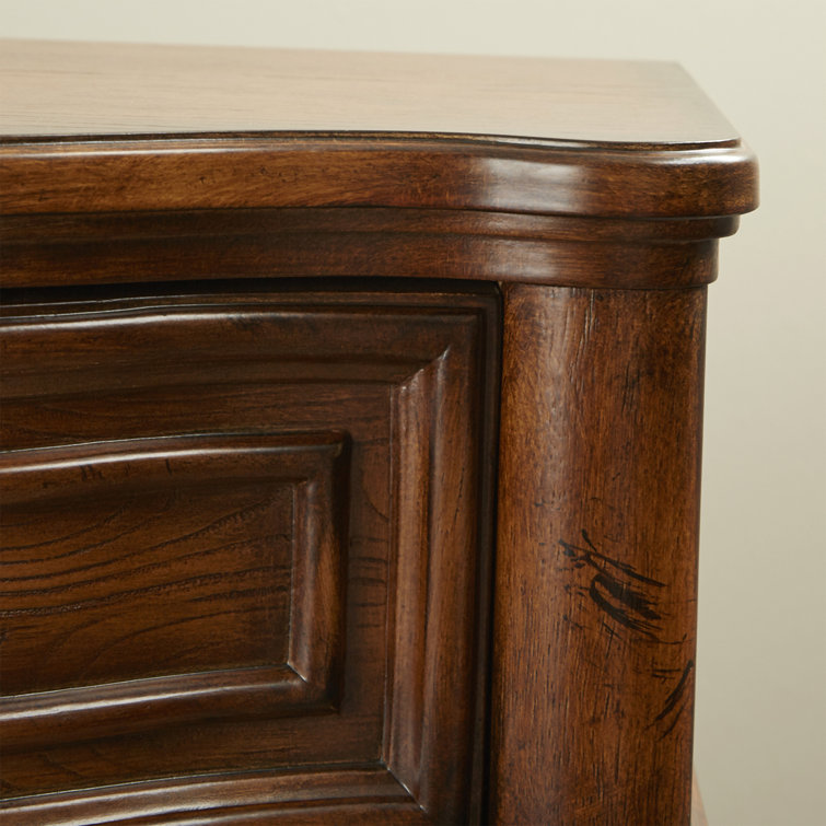 Vintage Oak 72" Console Table with Storage