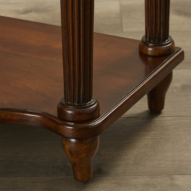 Vintage Oak 72" Console Table with Storage