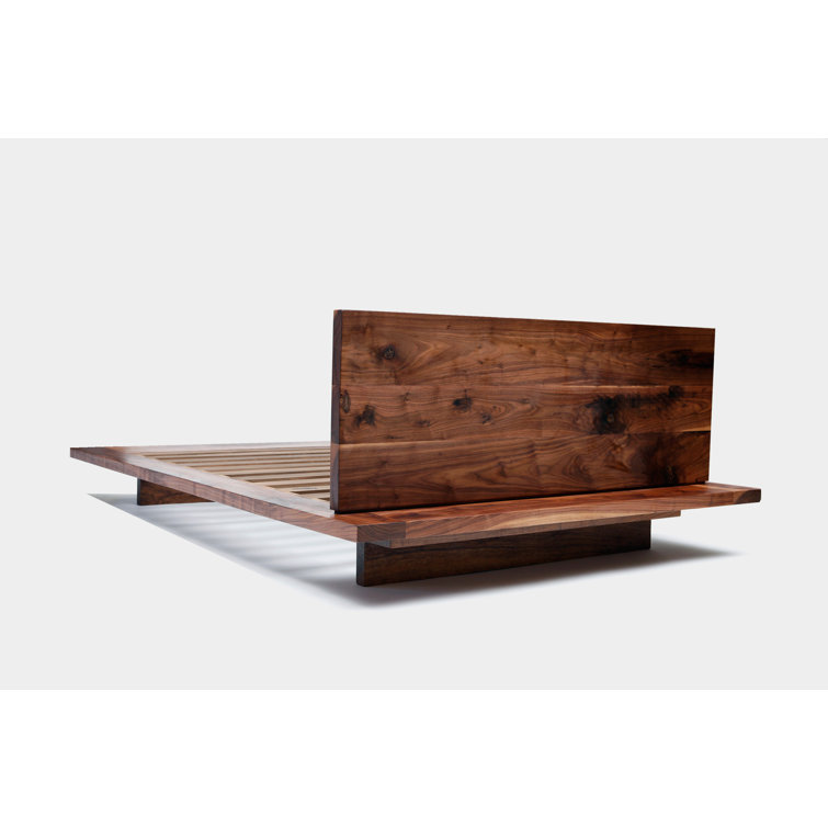 ARTLESS SQ Queen Platform Bed with Wood Frame