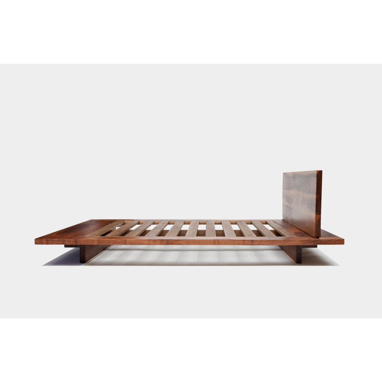 ARTLESS SQ Queen Platform Bed with Wood Frame