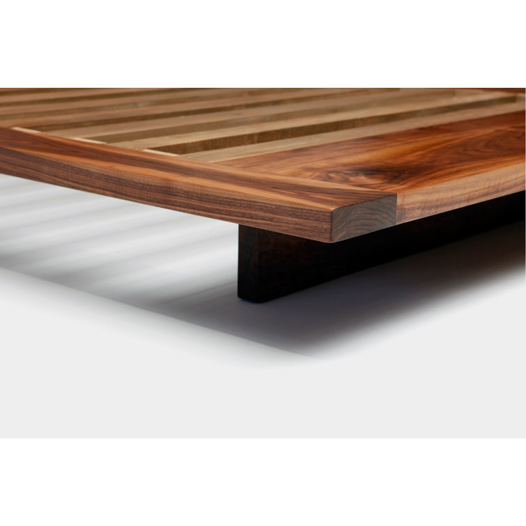ARTLESS SQ Queen Platform Bed with Wood Frame