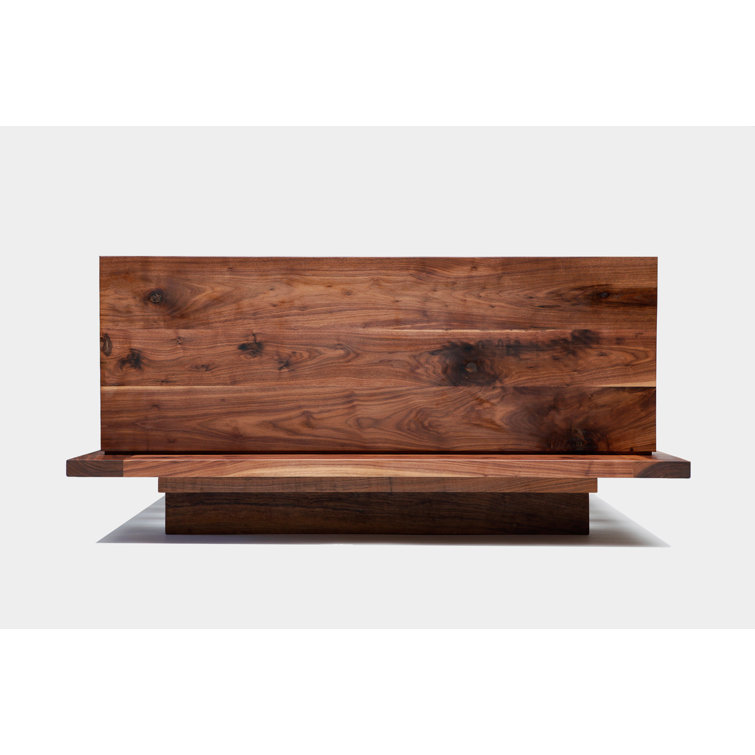 ARTLESS SQ Queen Platform Bed with Wood Frame