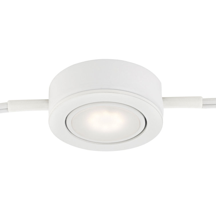 White LED Swivel Under Cabinet Light with Metal Housing