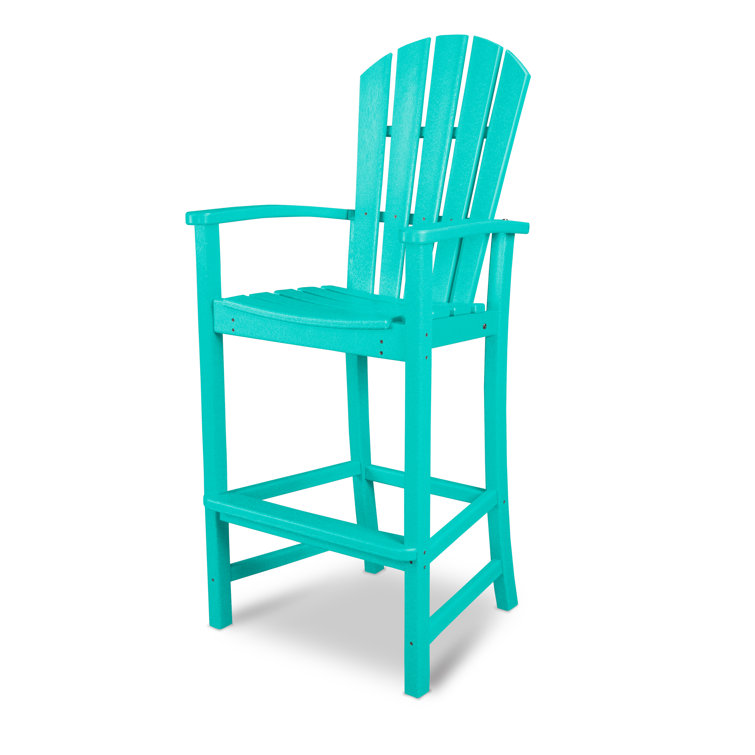Aruba Eco-Friendly Polywood Outdoor Bar Chair
