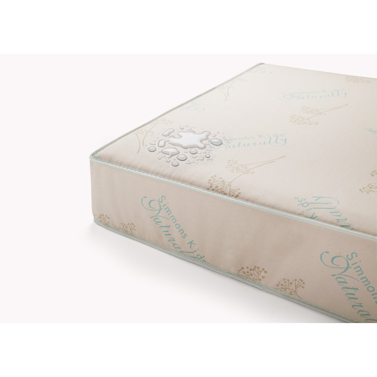 Natural Soy Foam Core Crib and Toddler Mattress with Waterproof Cover