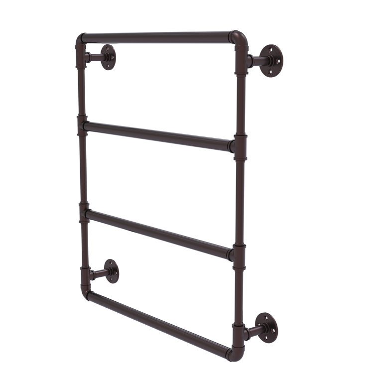 Antique Bronze 30" Wall Mounted Ladder Towel Bar