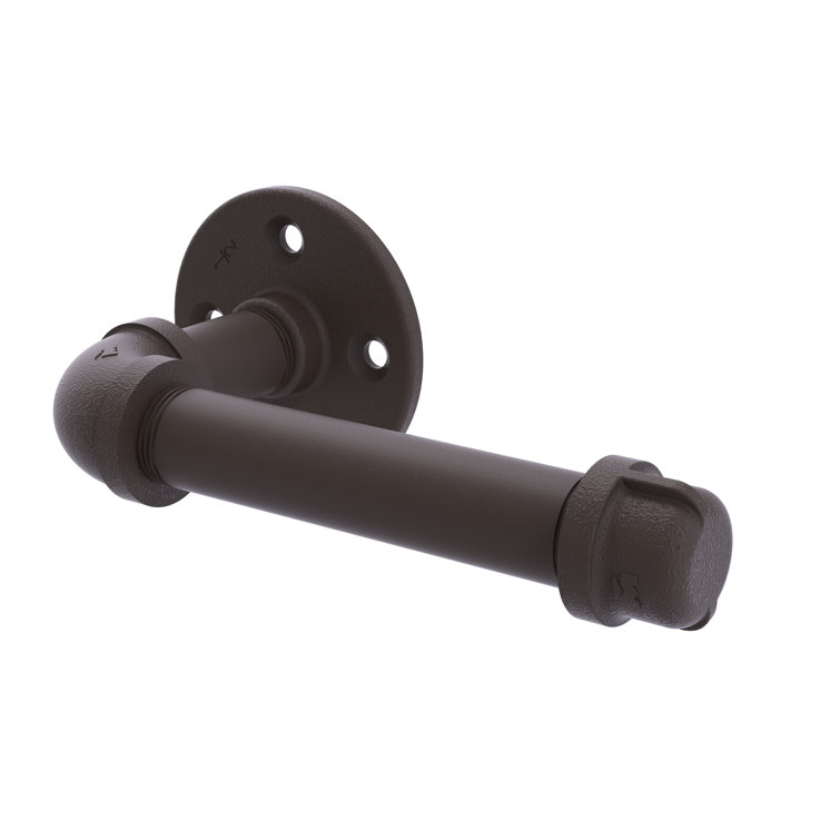 Industrial Oil Rubbed Bronze Wall Mounted Toilet Paper Holder