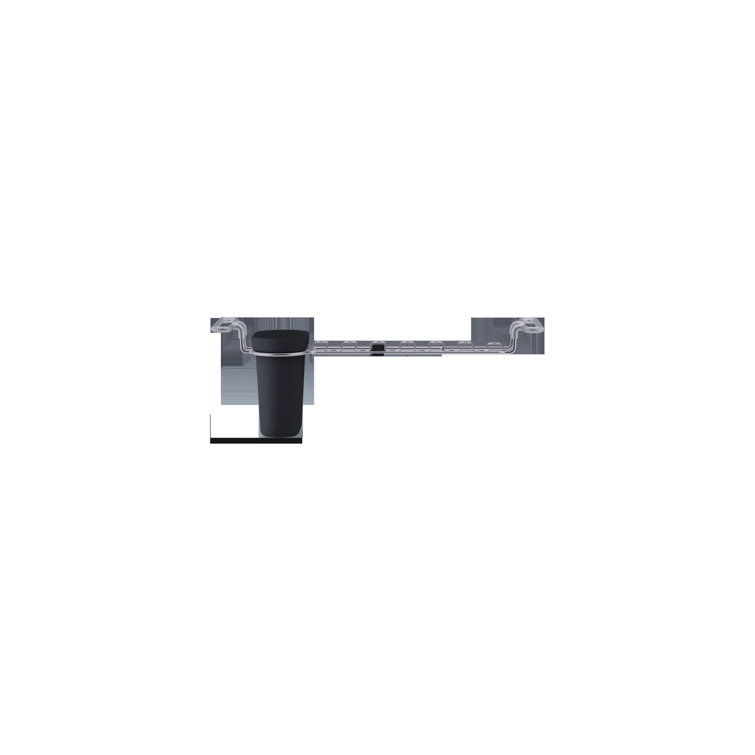 Charcoal Expandable Kitchen Sink Utility Rack with Soaking Cup