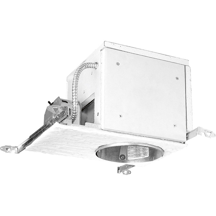Aluminum White 6" Recessed Housing for Incandescent Light