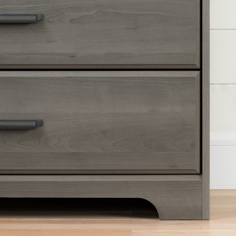 Versa Gray Maple 2-Door Armoire with Drawers