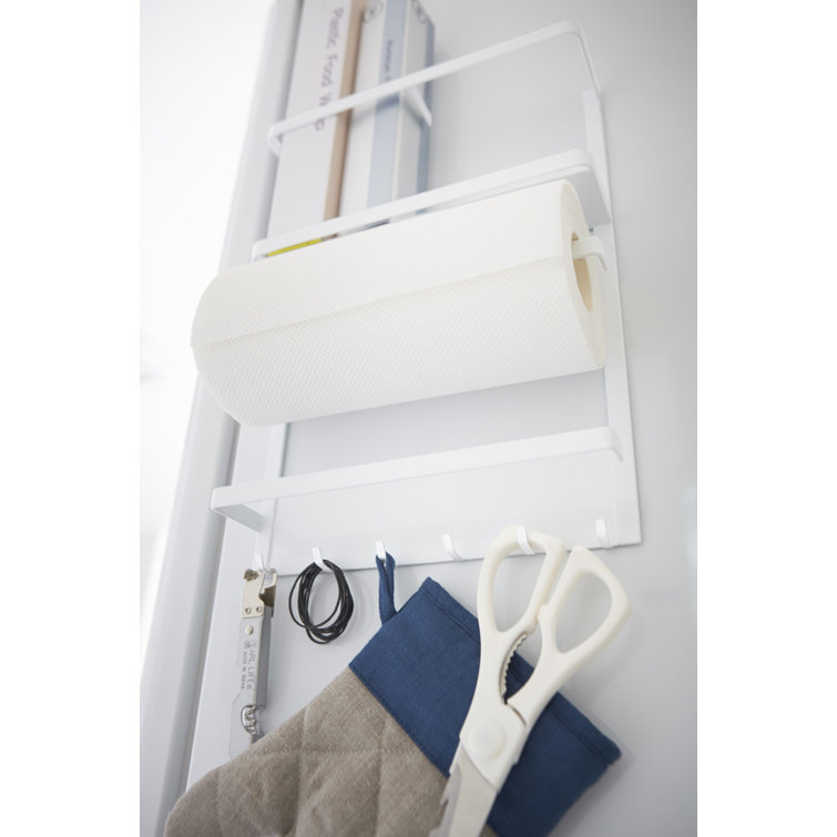 FridgeMate Magnetic White Steel Kitchen Organizer Rack