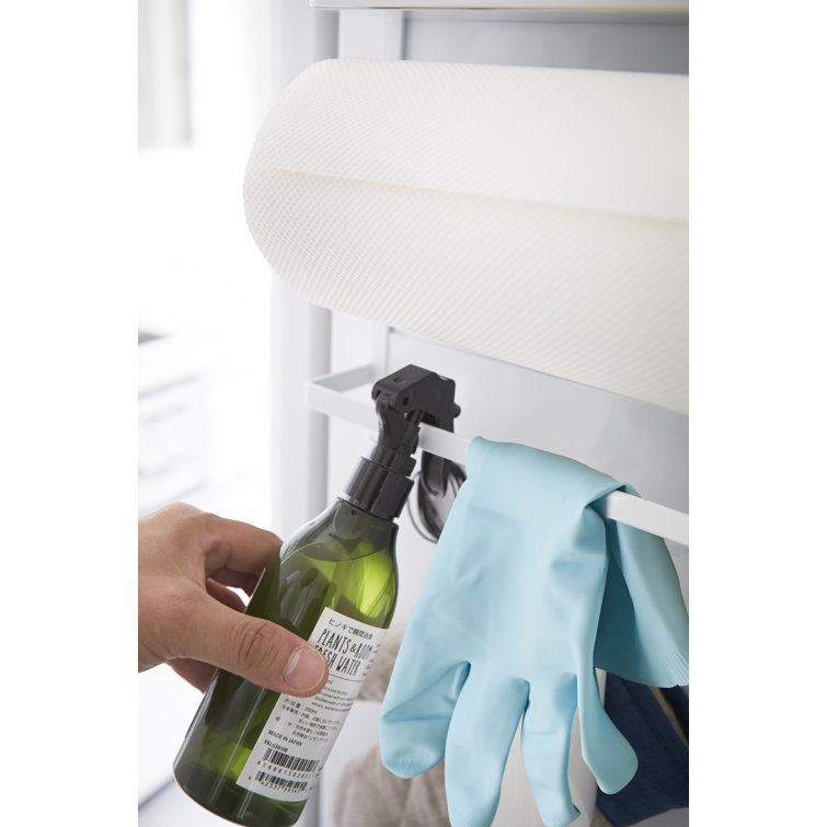 FridgeMate Magnetic White Steel Kitchen Organizer Rack