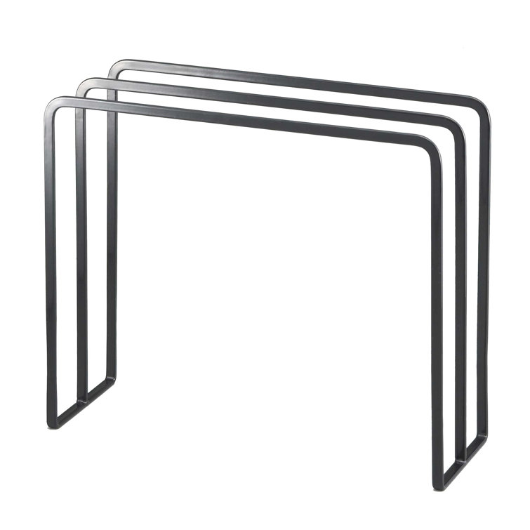 Black Steel Water Resistant Dishcloth Hanger