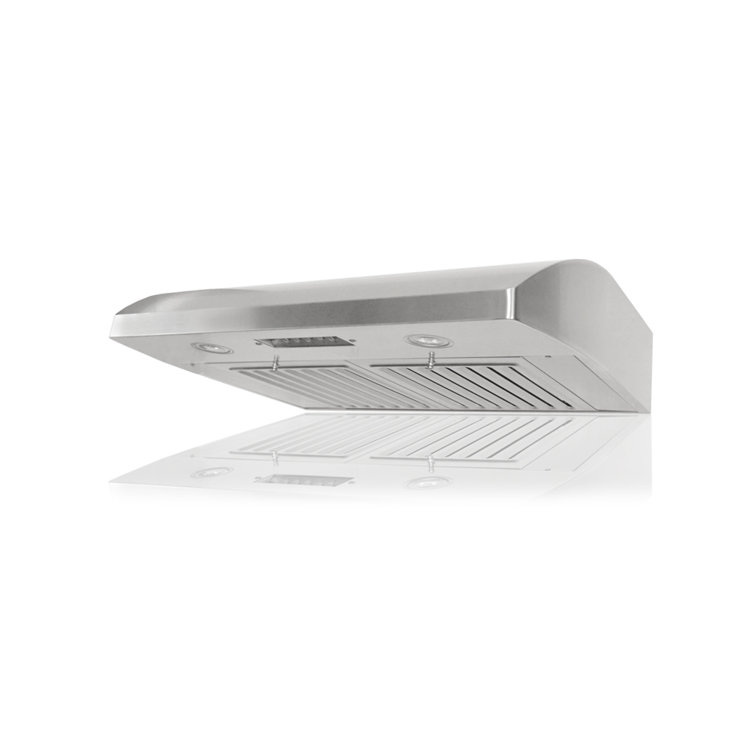 30-Inch Stainless Steel Under Cabinet Range Hood with LED Lights