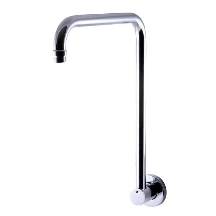 12" Polished Chrome Wall Mounted Shower Arm