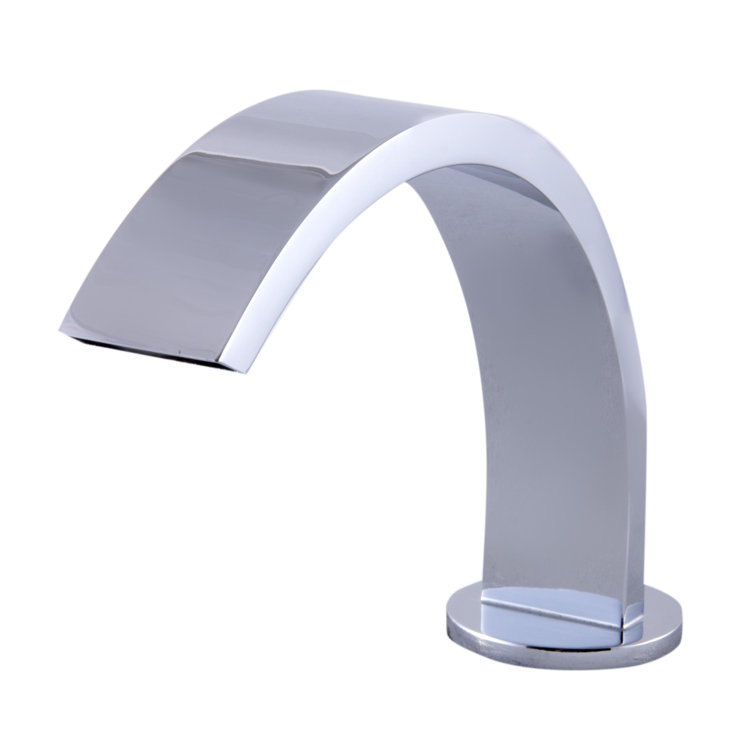 Polished Chrome Modern Widespread Bathroom Faucet with Dual Handles