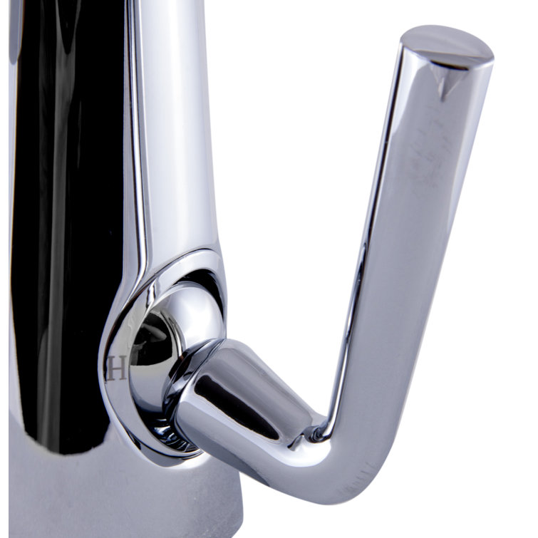 Polished Chrome Single-Hole Cone Waterfall Bathroom Faucet