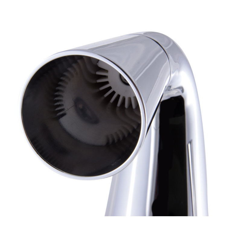 Polished Chrome Tall Cone Single-Hole Bathroom Faucet