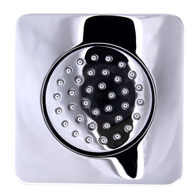 Polished Chrome and Purple Wall Mounted Shower Body Spray