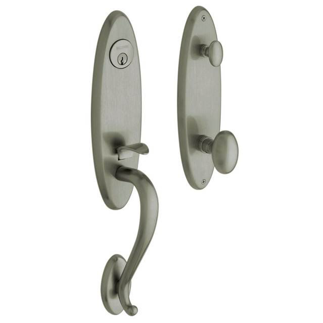 Polished Chrome Single Cylinder Handleset with Egg Knob