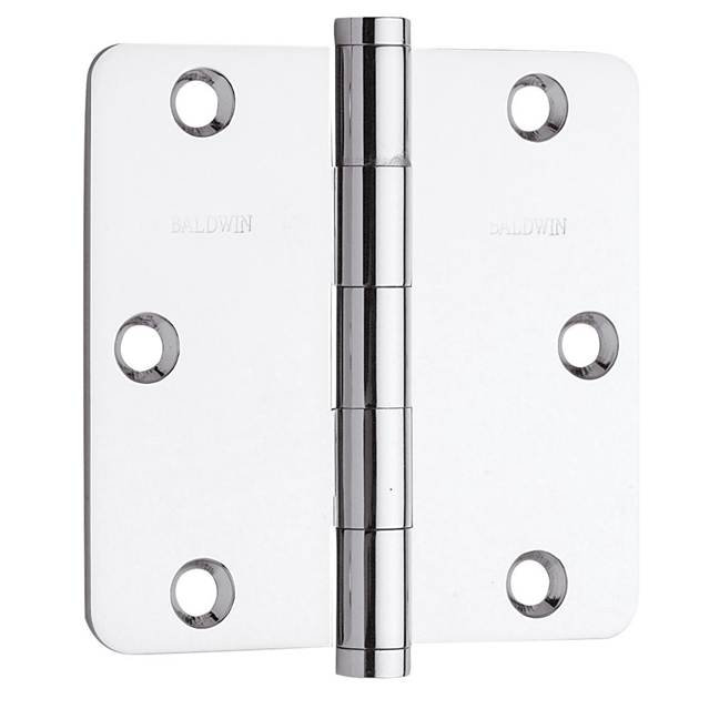 Polished Chrome 3.5" x 3.5" Residential Door Hinge