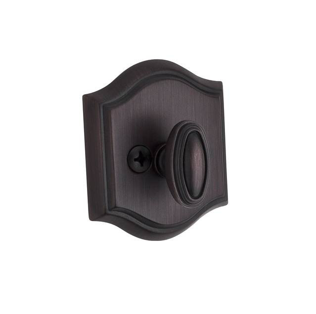 Venetian Bronze Arch Single Cylinder Patio Deadbolt