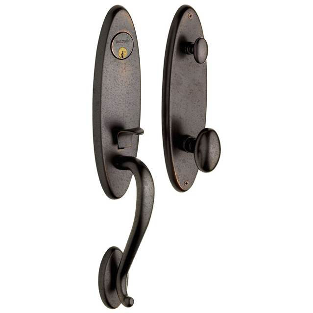 Polished Chrome Single Cylinder Handleset with Egg Knob