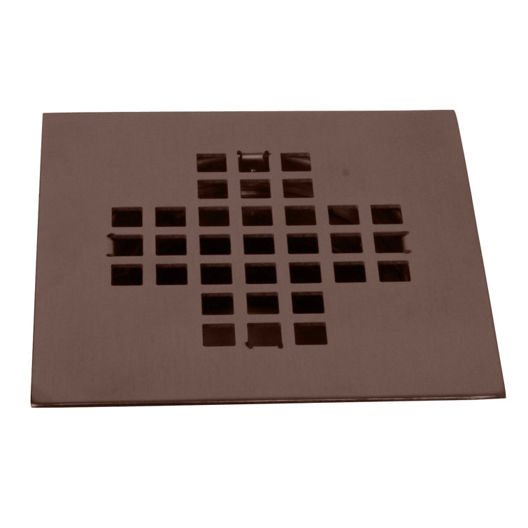 4.25'' Oil Rubbed Bronze Square Drain Cover