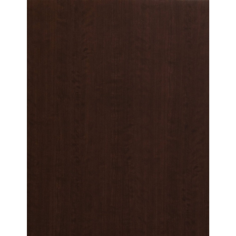 Mocha Cherry Compact 3-Drawer Mobile Legal File Cabinet