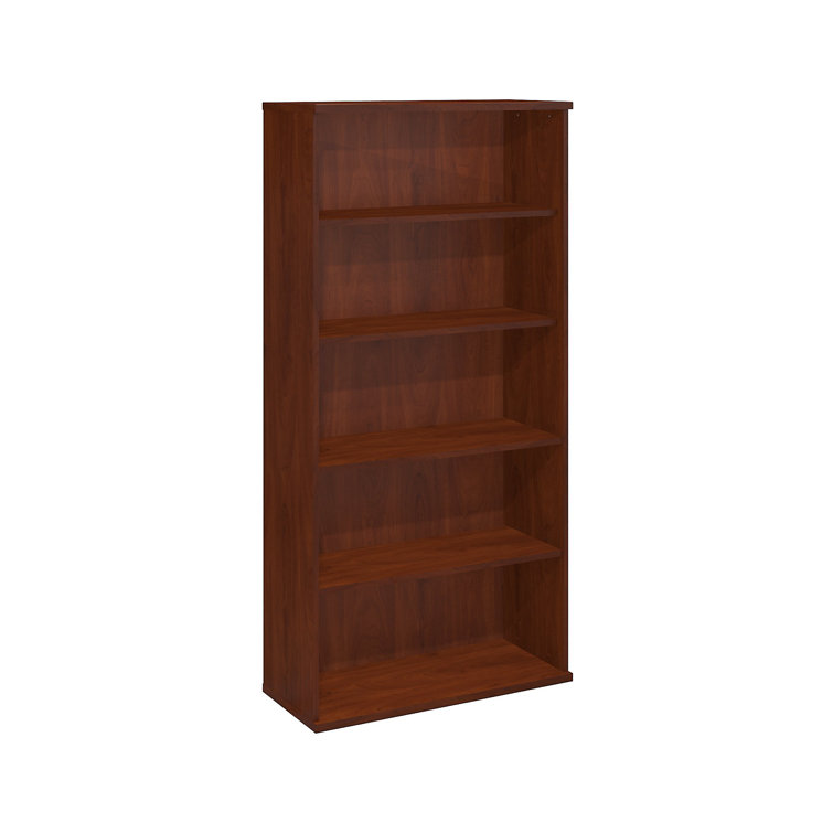Hansen Cherry 73" Adjustable 5-Shelf Bookcase