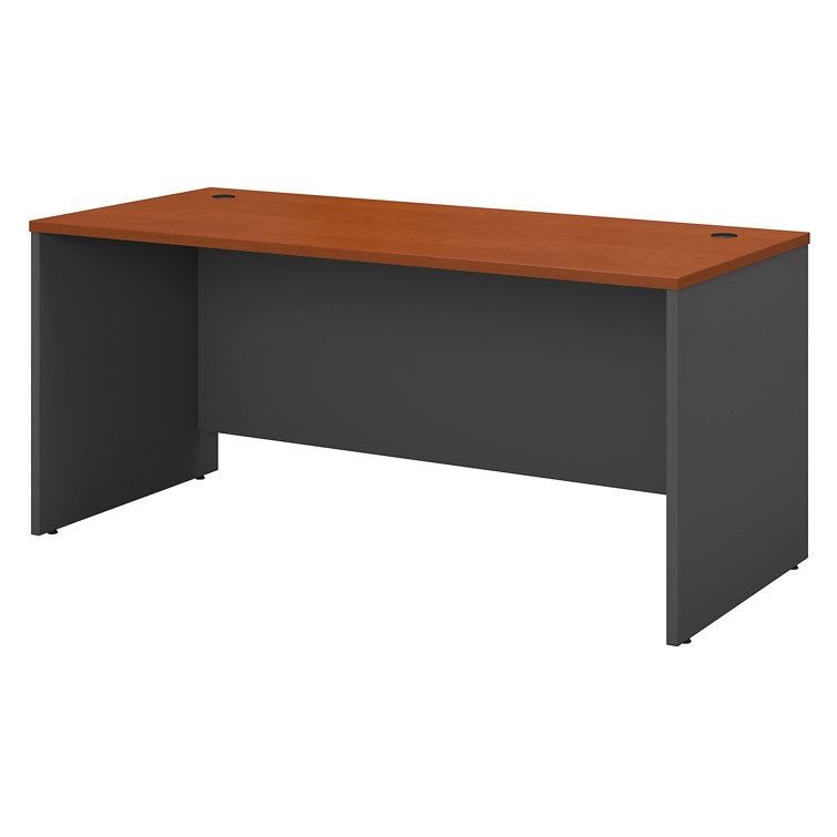 Hansen Cherry 60W Credenza Desk with Drawer and Filing Cabinet
