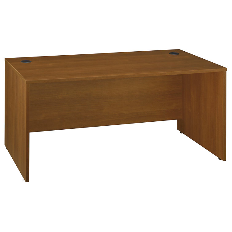 Hansen Cherry Graphite Gray Office Desk with Drawer