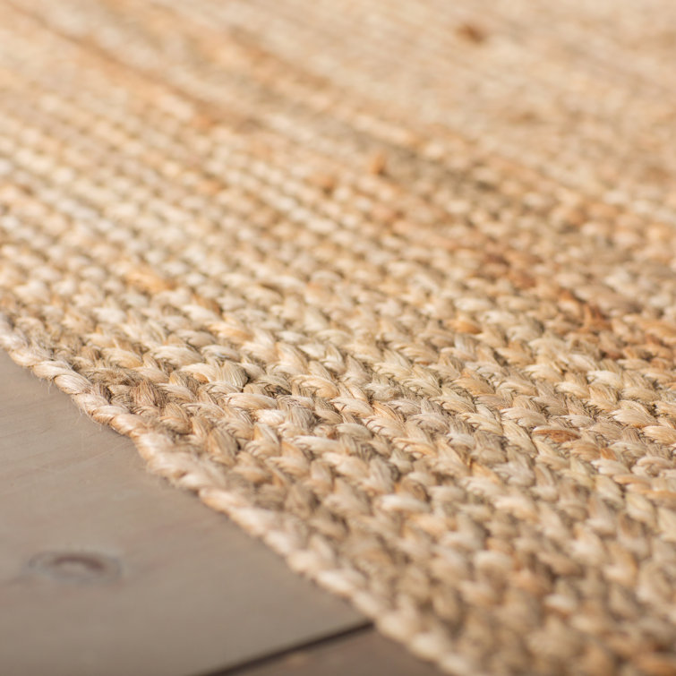Handmade Natural Jute Rectangular Area Rug, 72'' x 72''