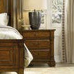 Traditional Tynecastle 3-Drawer Nightstand in Rich Brown