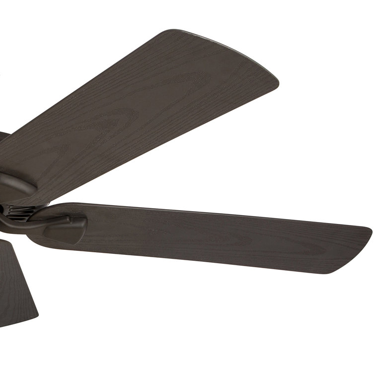 Belmar 52" Bronze Ceiling Fan with Mahogany Blades