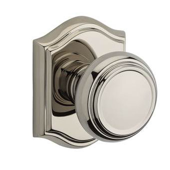 Polished Nickel Traditional Solid Brass Round Door Knob