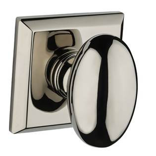 Polished Nickel Traditional Egg-Shaped Passage Door Knob