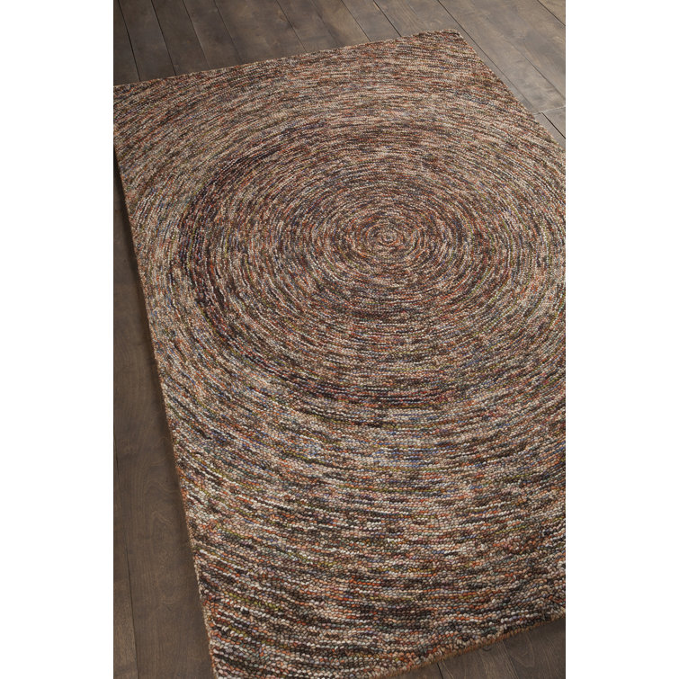 Hand-Tufted Galaxy Green 5' x 7'6" Wool Area Rug
