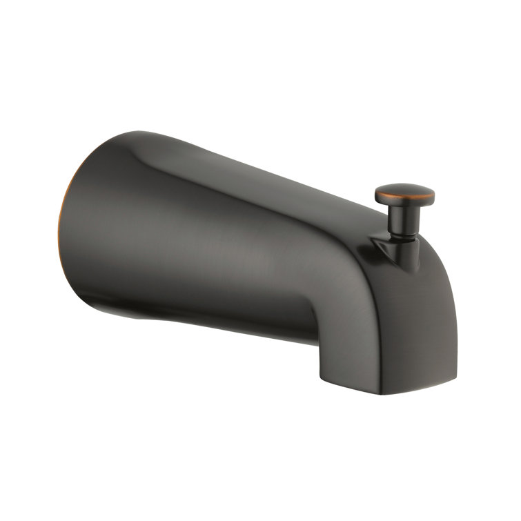 Elegant Oil Rubbed Bronze Universal Tub Spout with Diverter